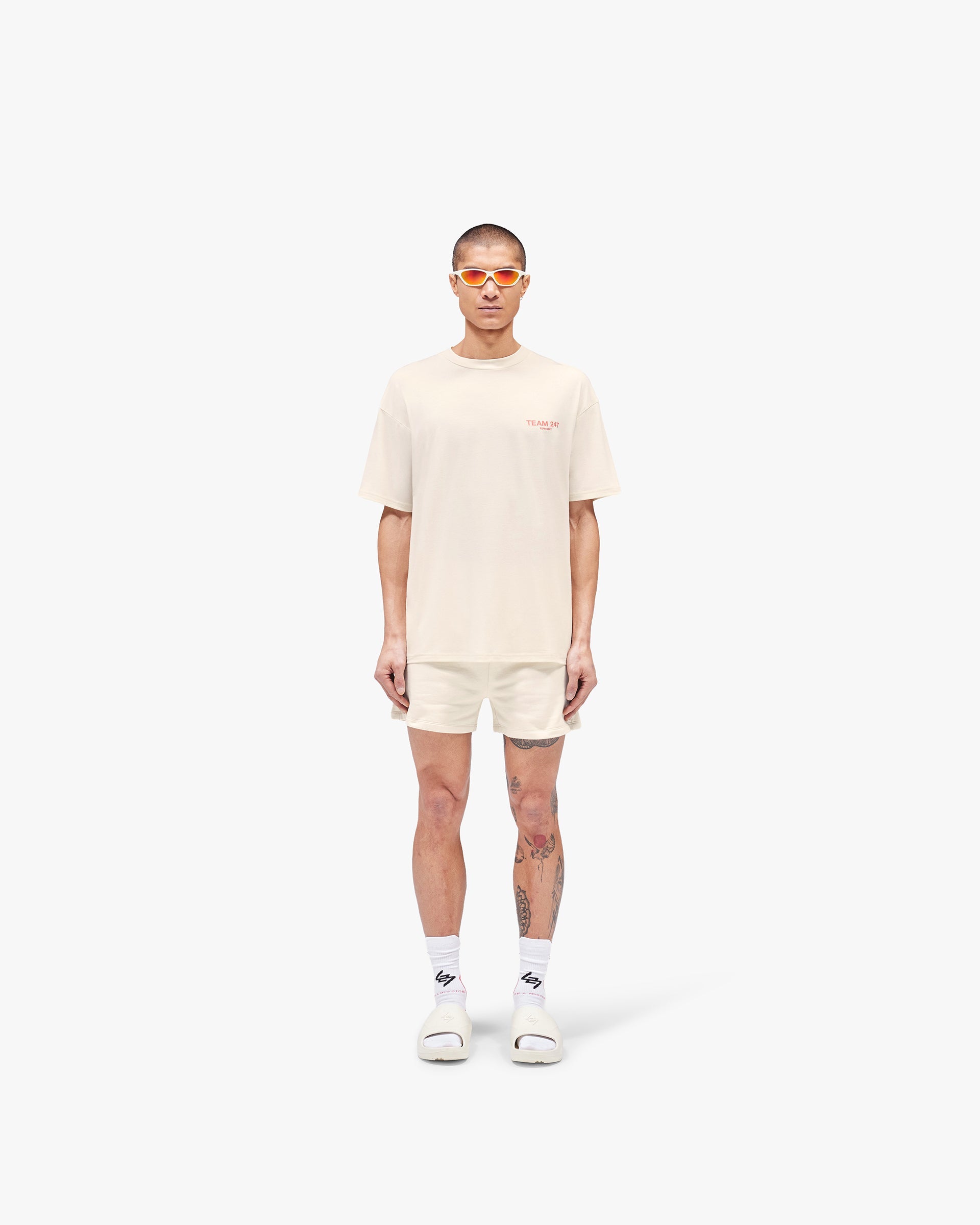 Team 247 Jersey Short - Cream
