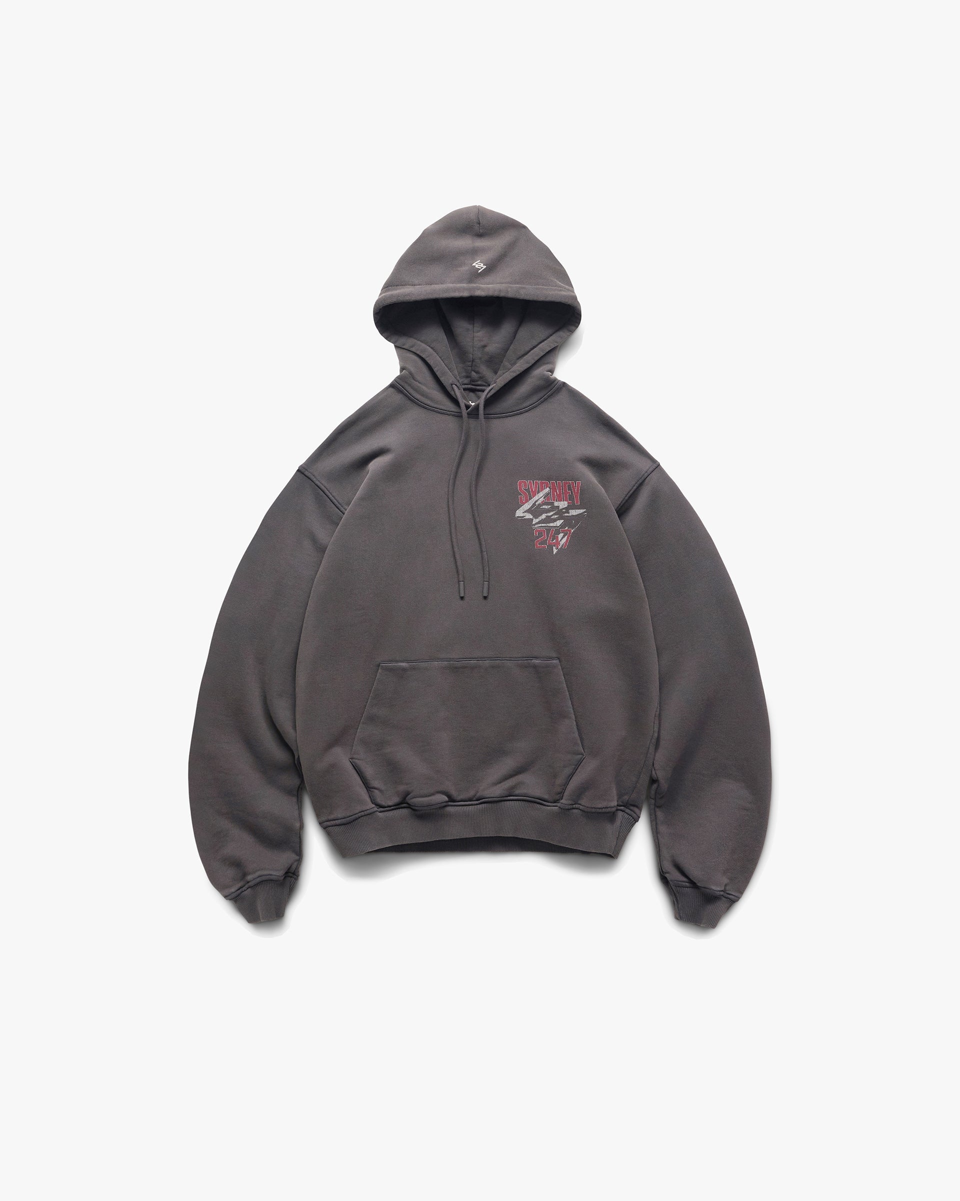 247 Sydney Hoodie - Washed Grey