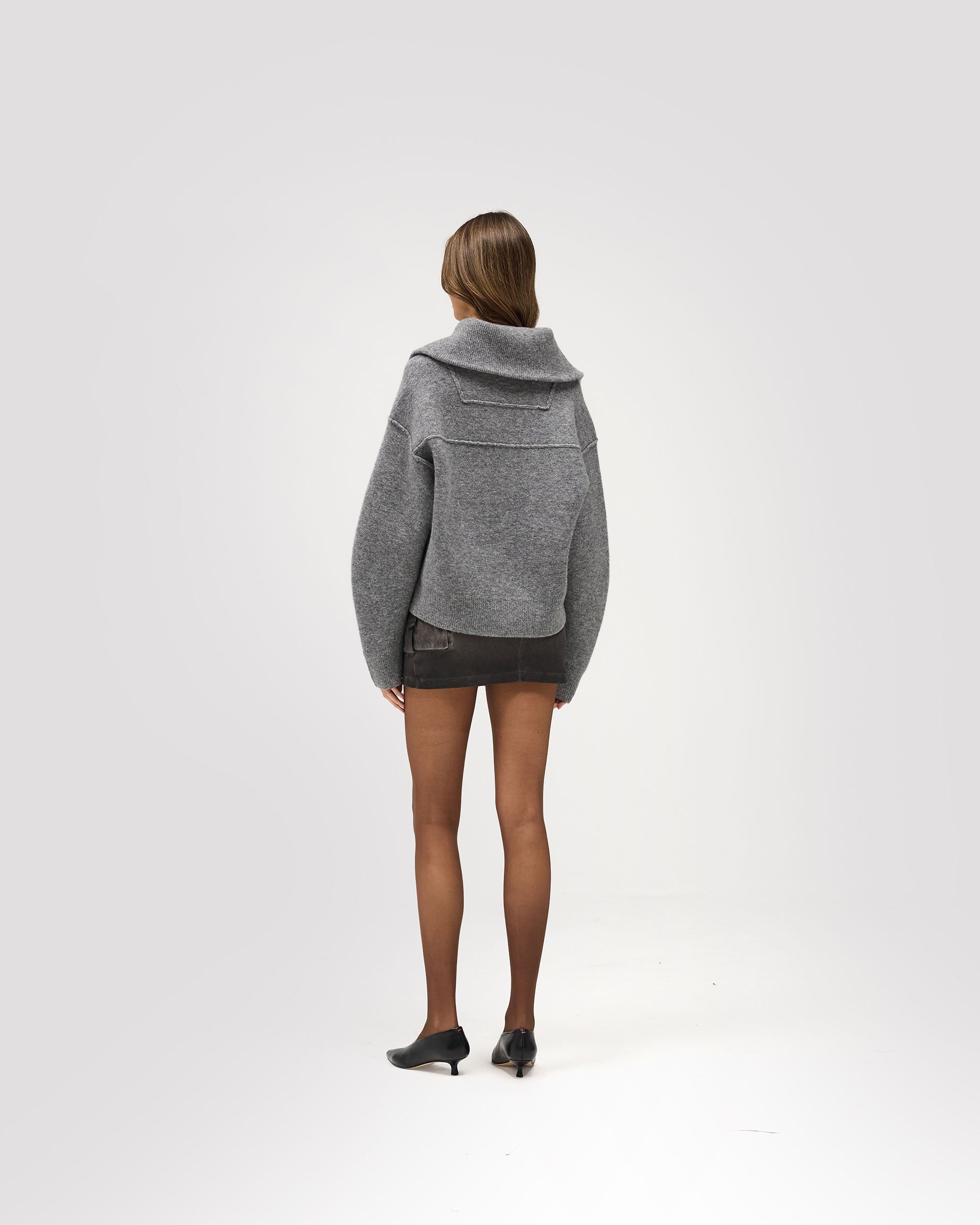 Polar Sweater - Grey Marl
