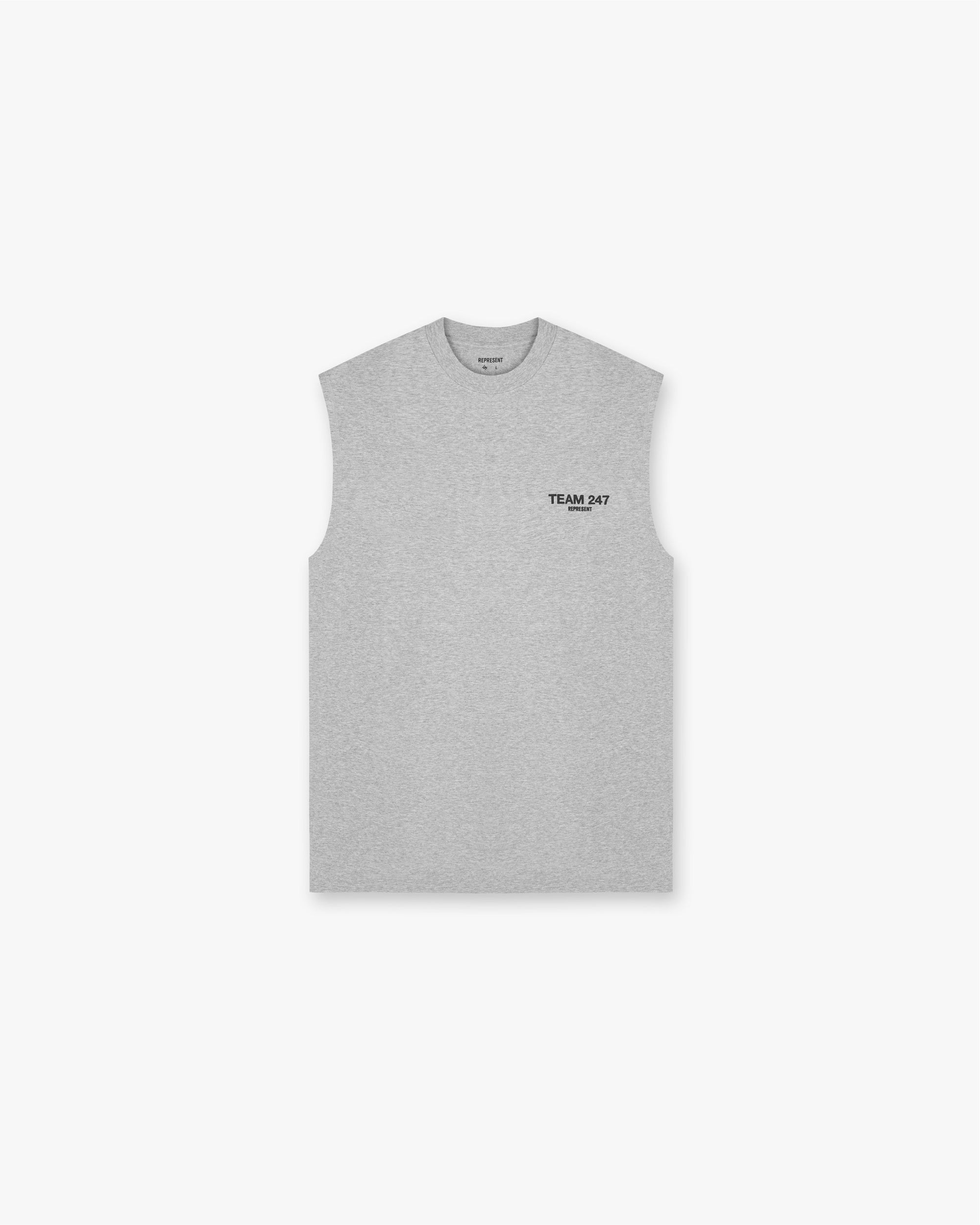 Team 247 Oversized Tank - Ash Grey