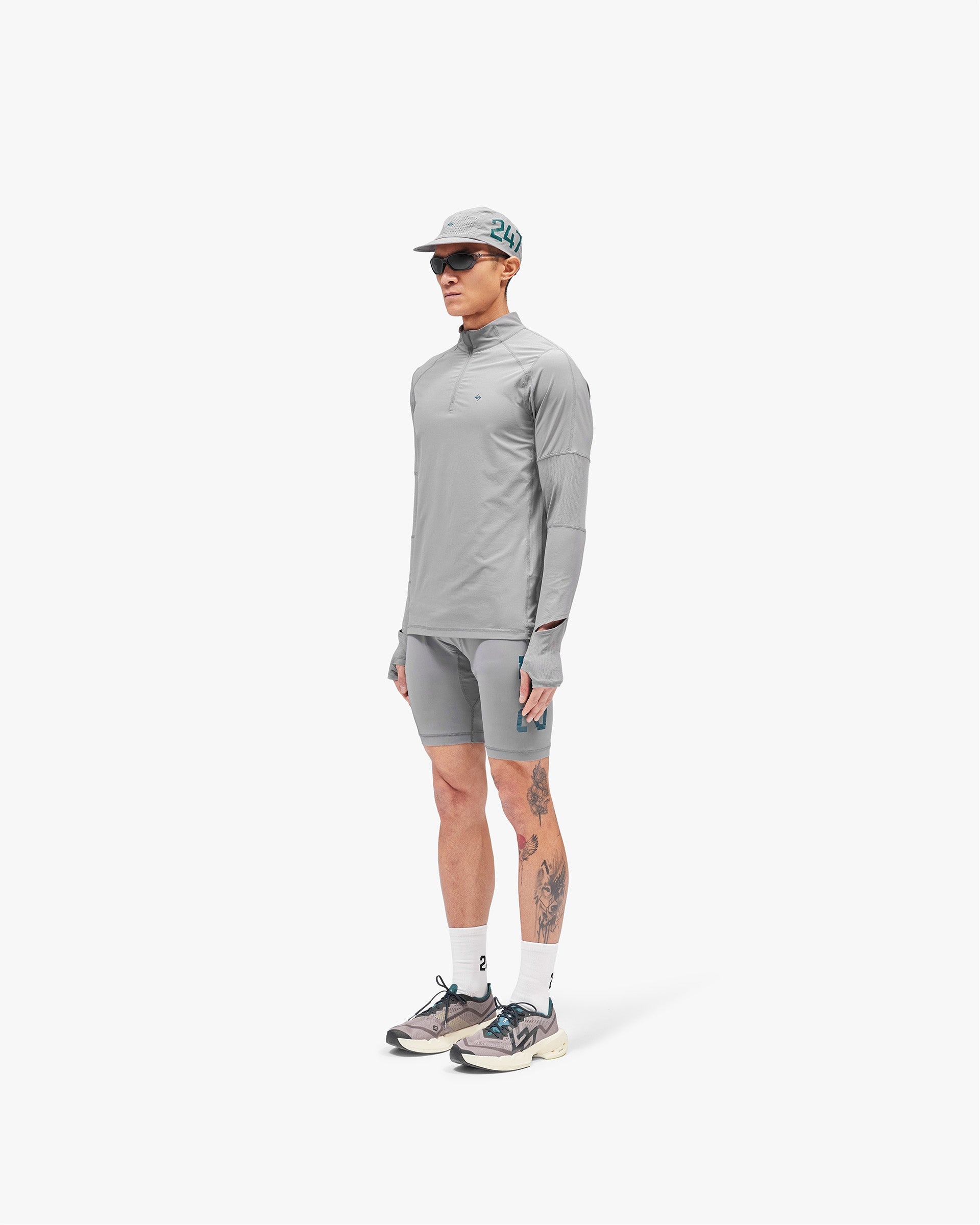 247 Run Quarter Zip - Graphite Grey