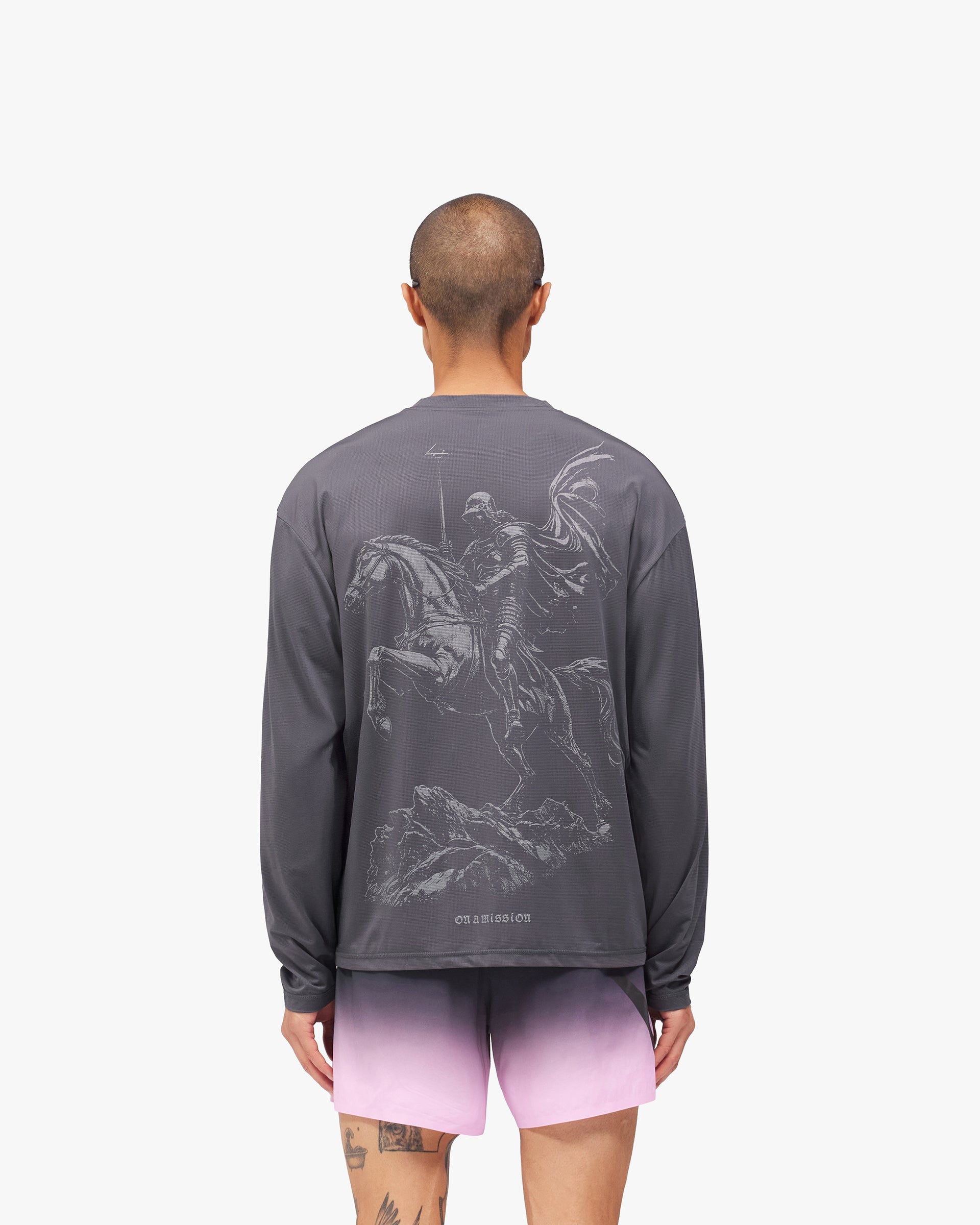 247 Noble Long Sleeve T-Shirt - Graphene