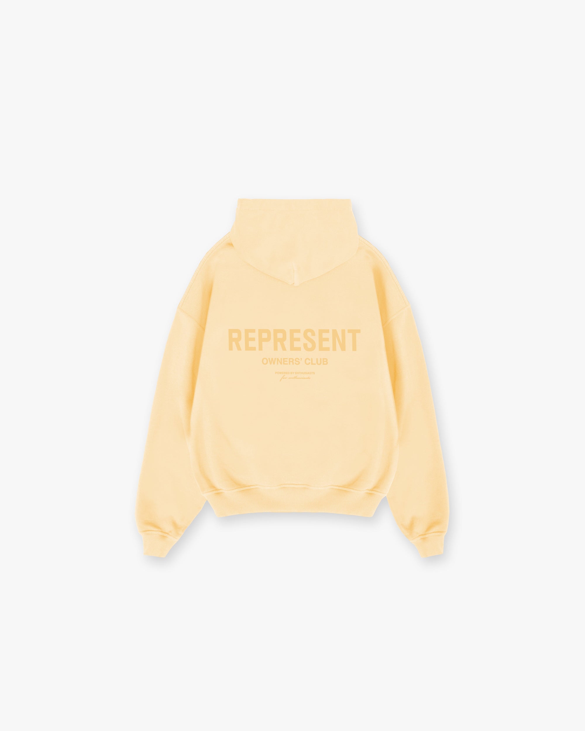 Represent Owners Club Hoodie - Pastel Yellow