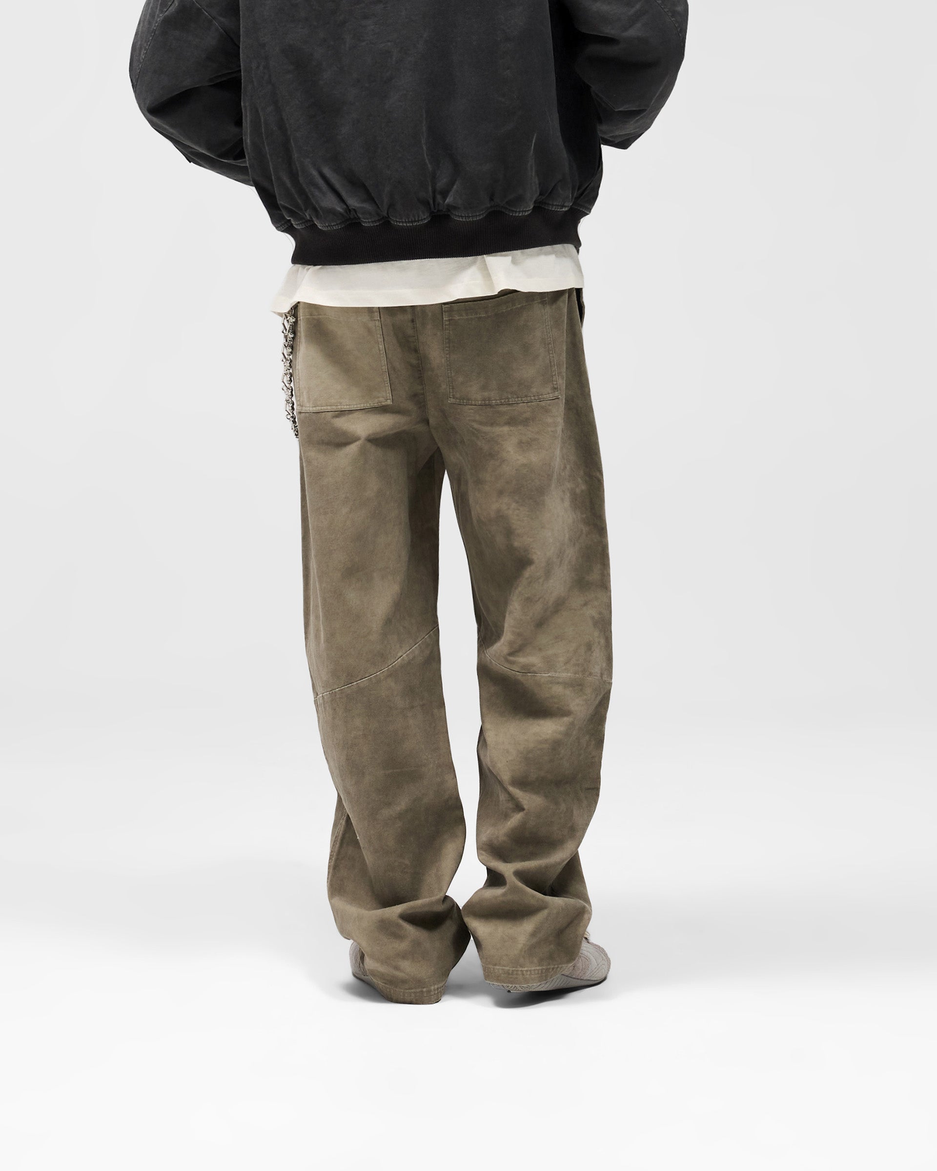 Cotton Workwear Pant - Dark Olive