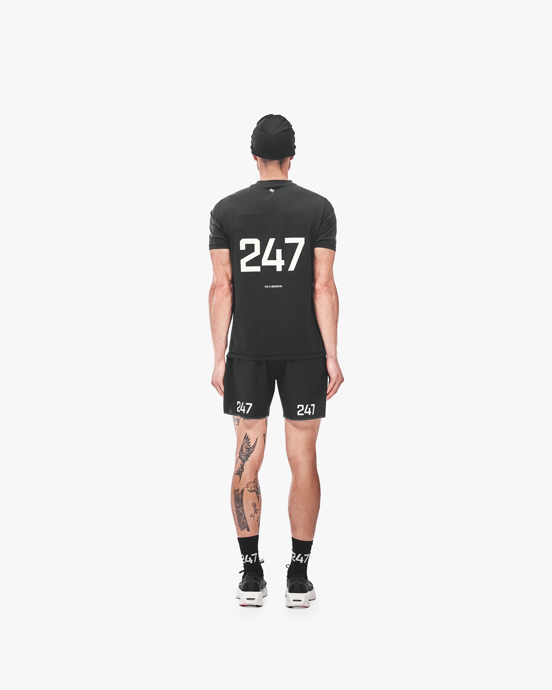 247 Numbers T-Shirt - Jet Black