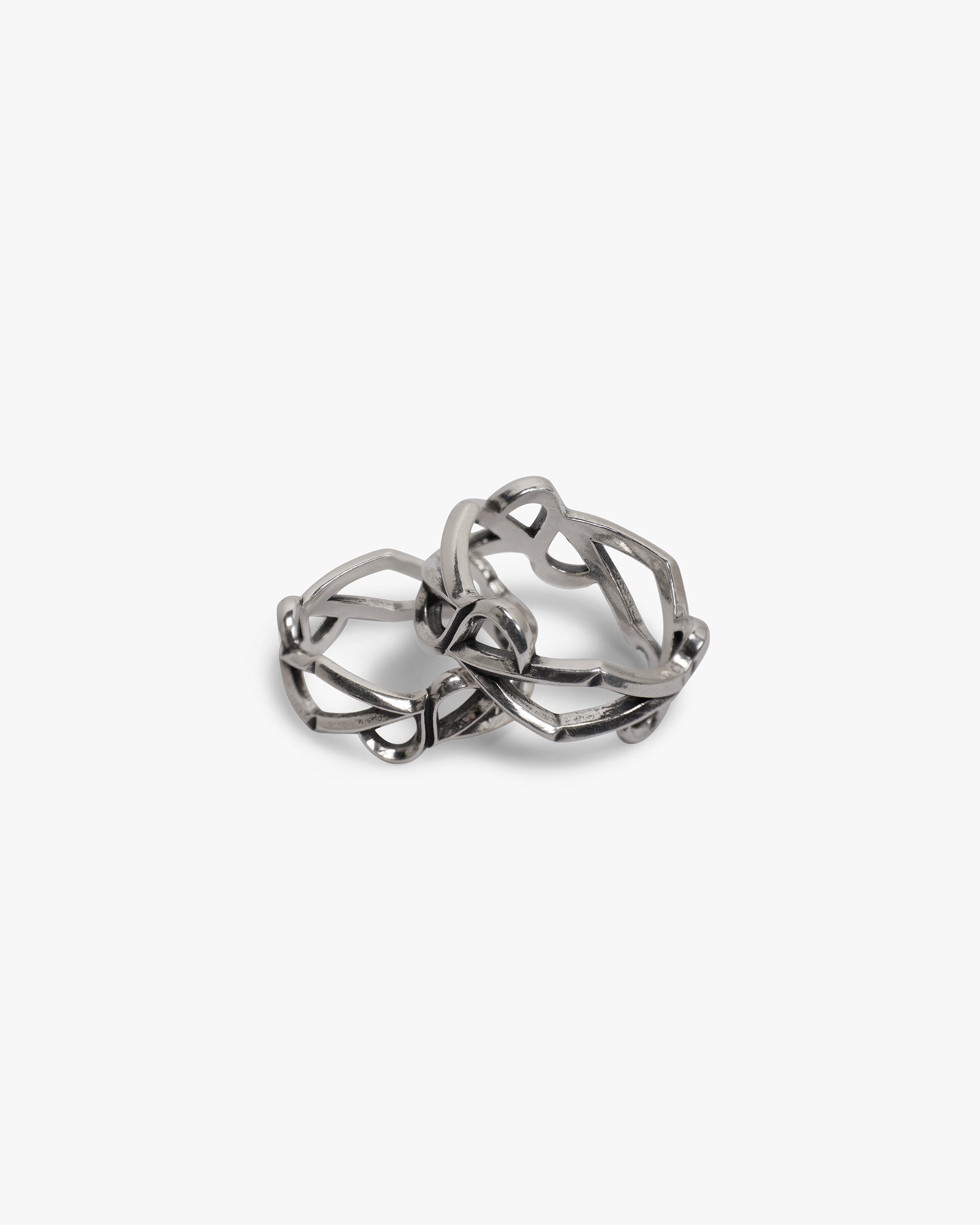 Initial Chain Ring - Silver