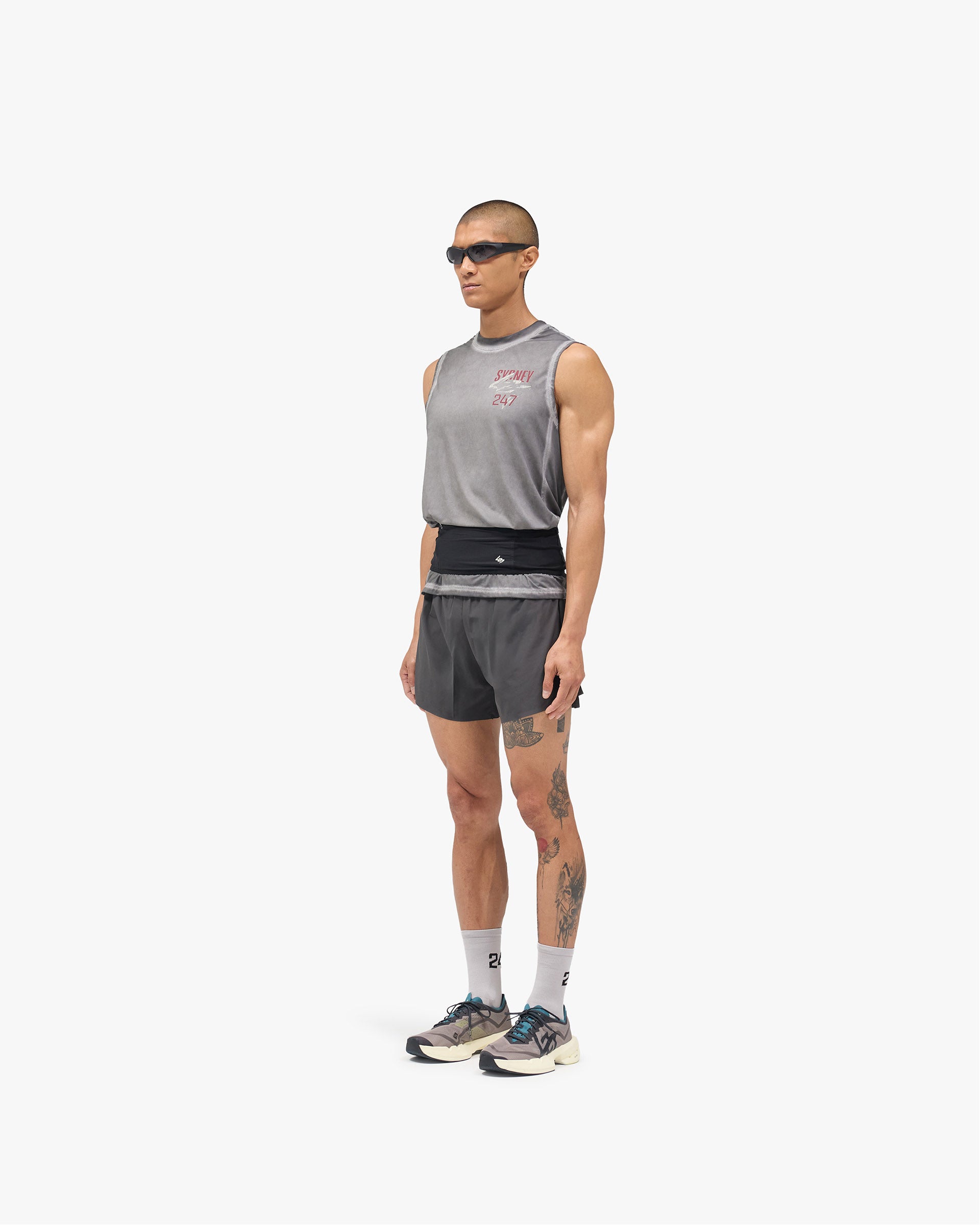 247 Sydney Tank - Washed Grey