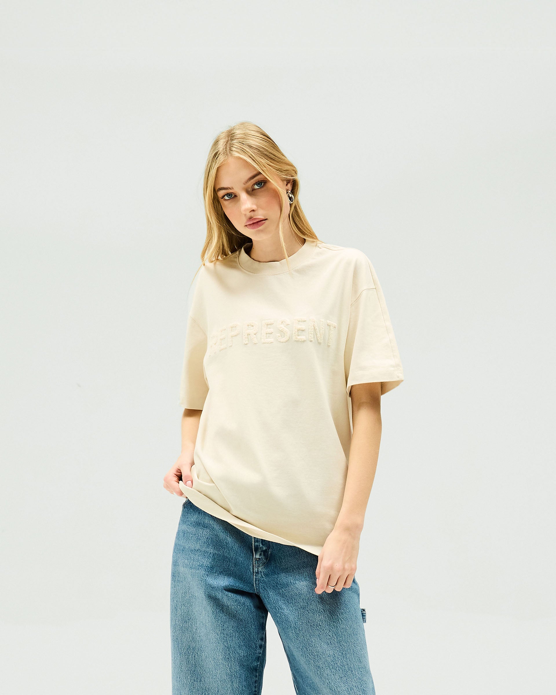 Owners Club Boyfriend T-Shirt - Oat Milk