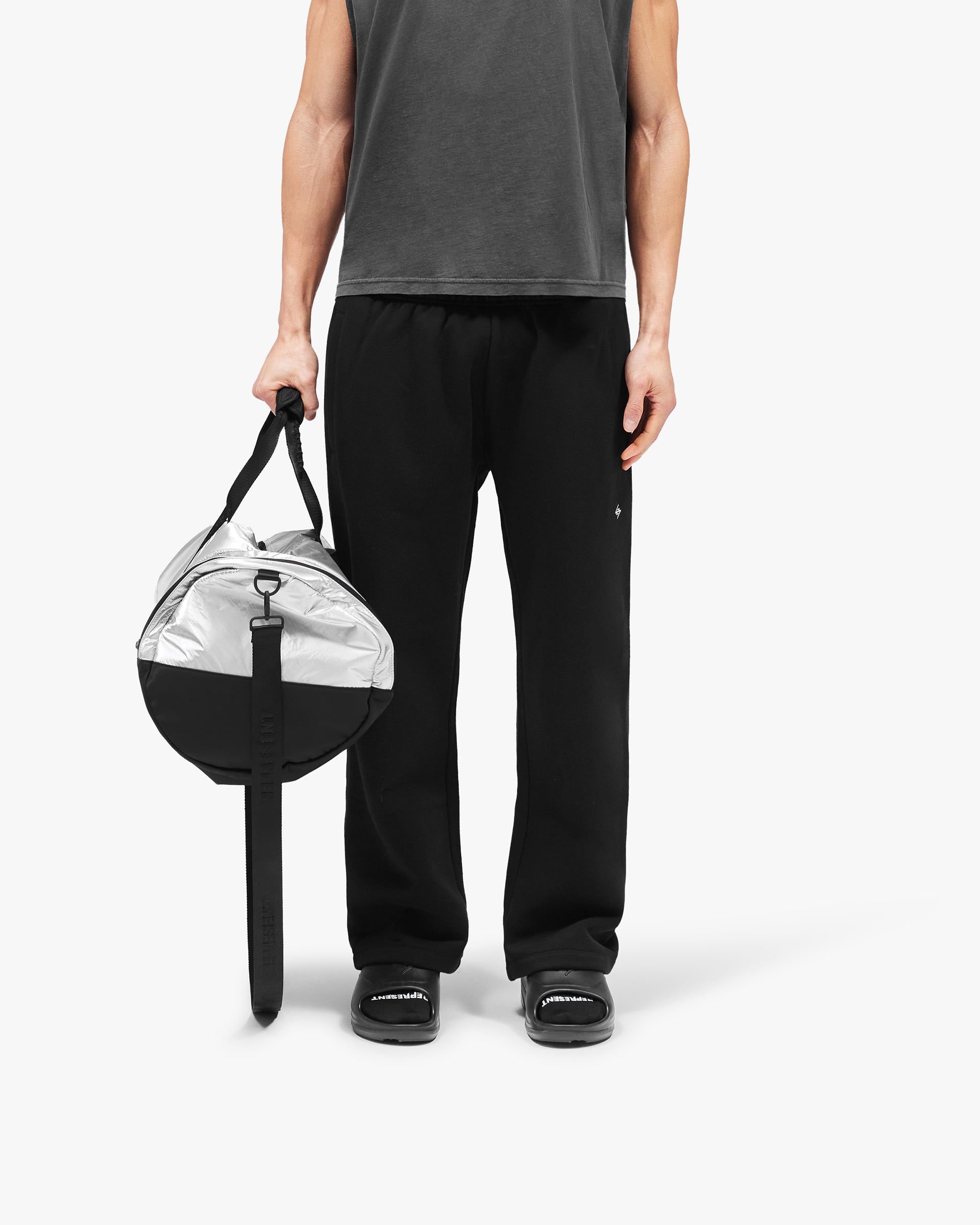 247 Duffle Gym Bag - Silver