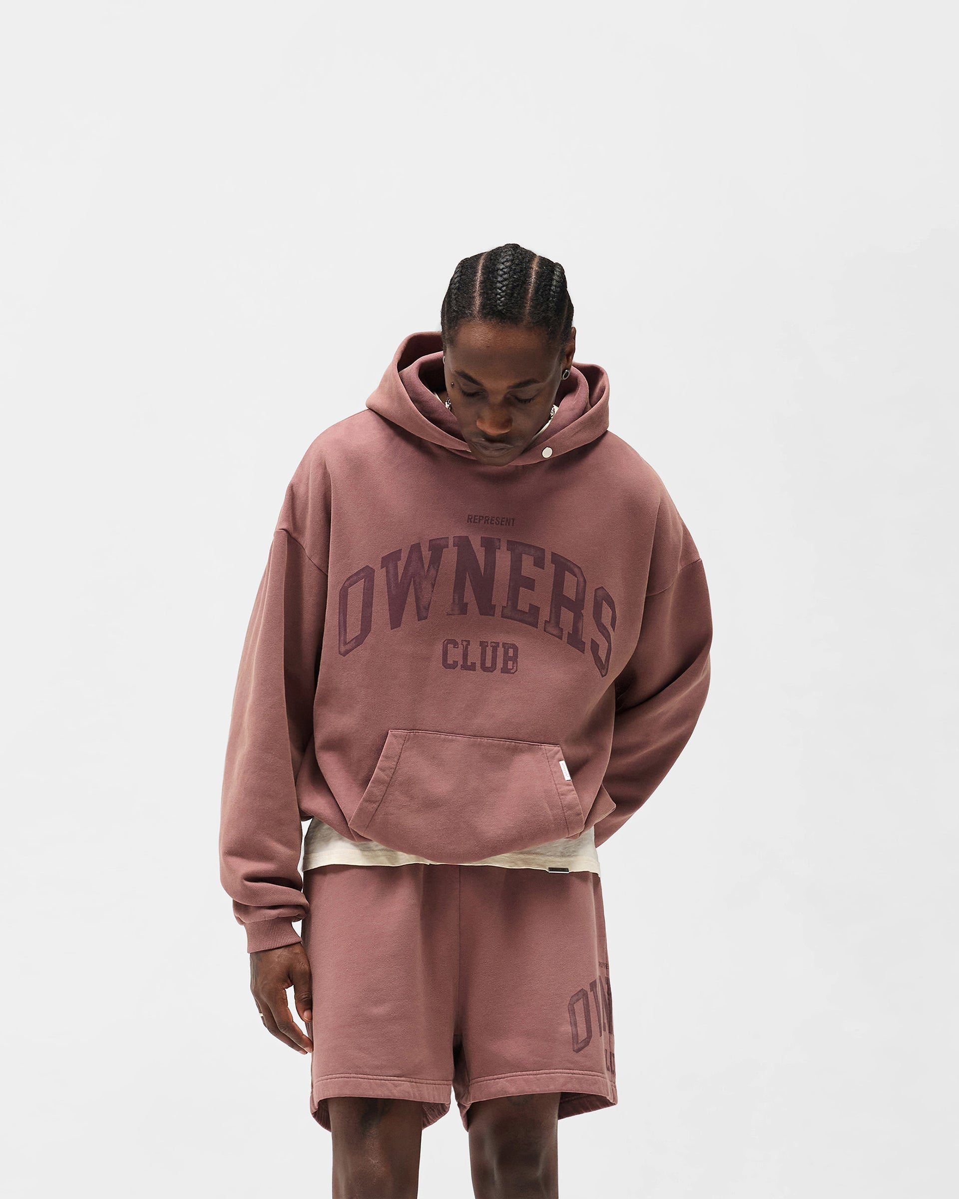Represent Owners Club Hoodie - Smoked Rose