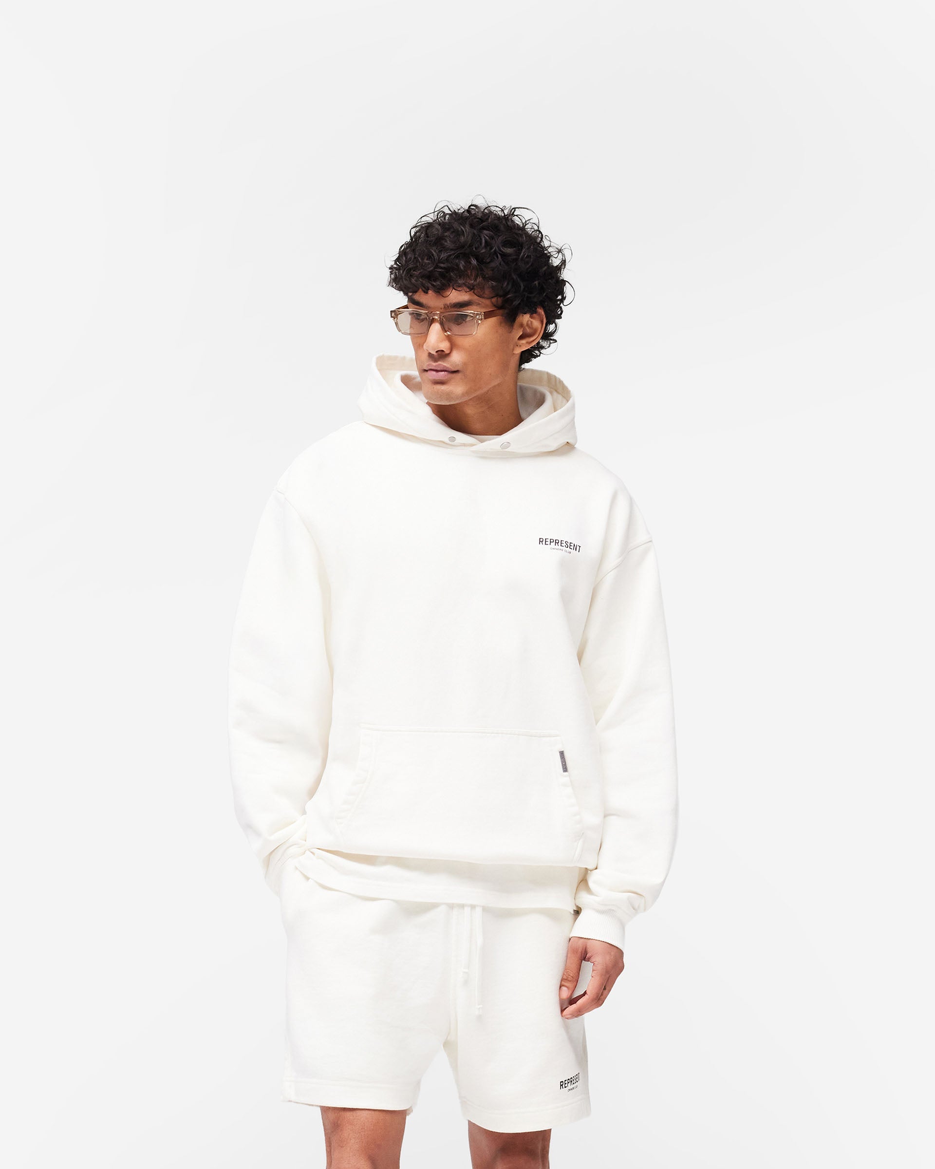 Represent Owners Club Hoodie - Flat White