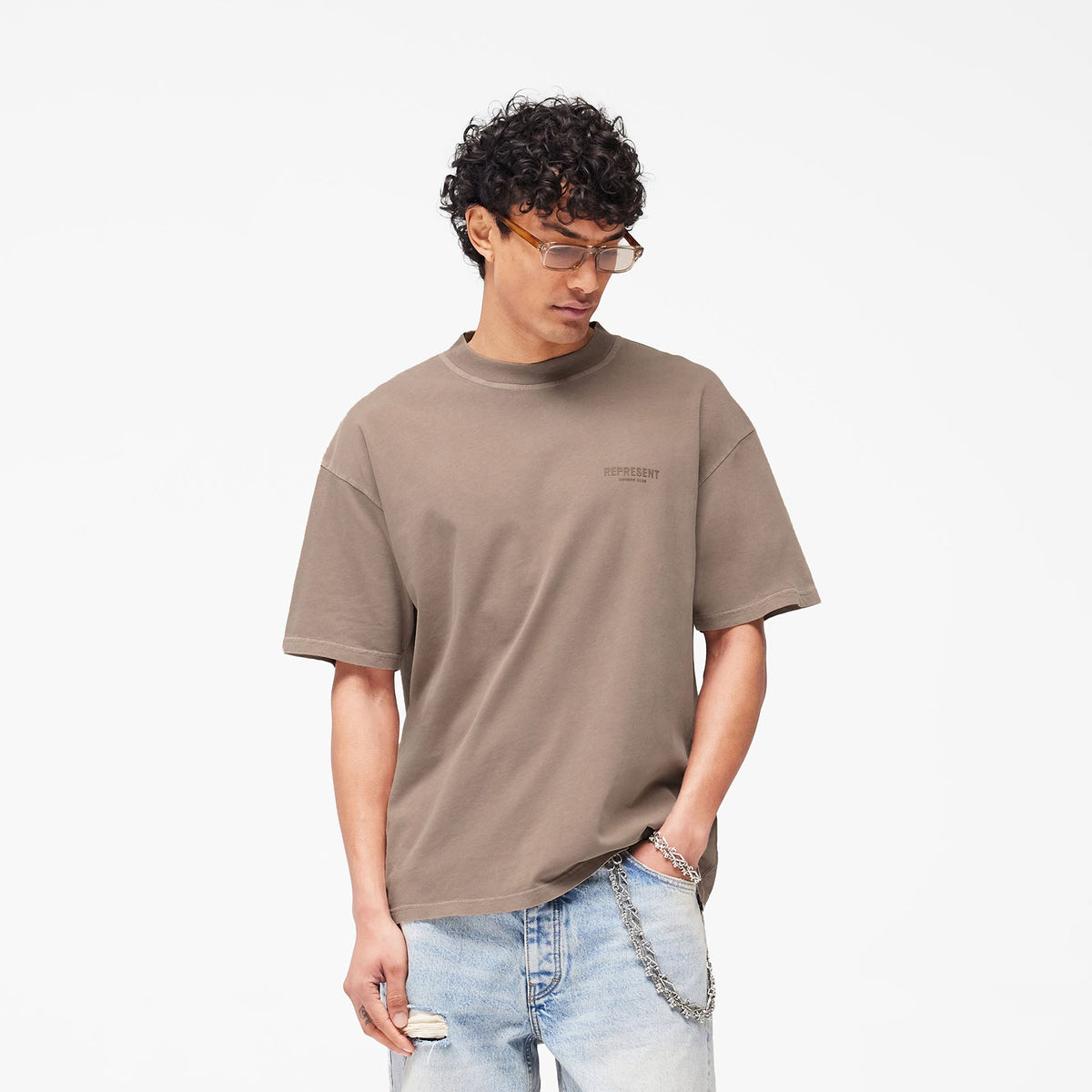 Represent Owners Club T-Shirt - Mushroom | REPRESENT