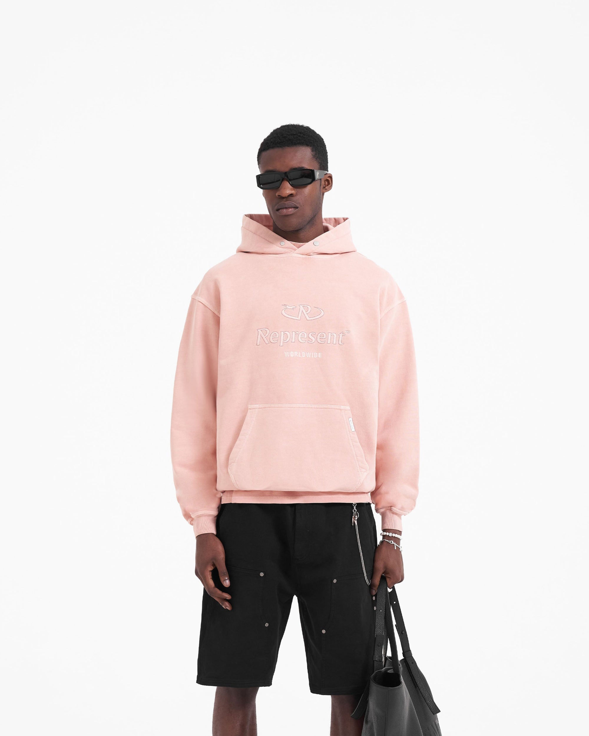 Worldwide Hoodie | Pink Hoodies SC23 | Represent Clo