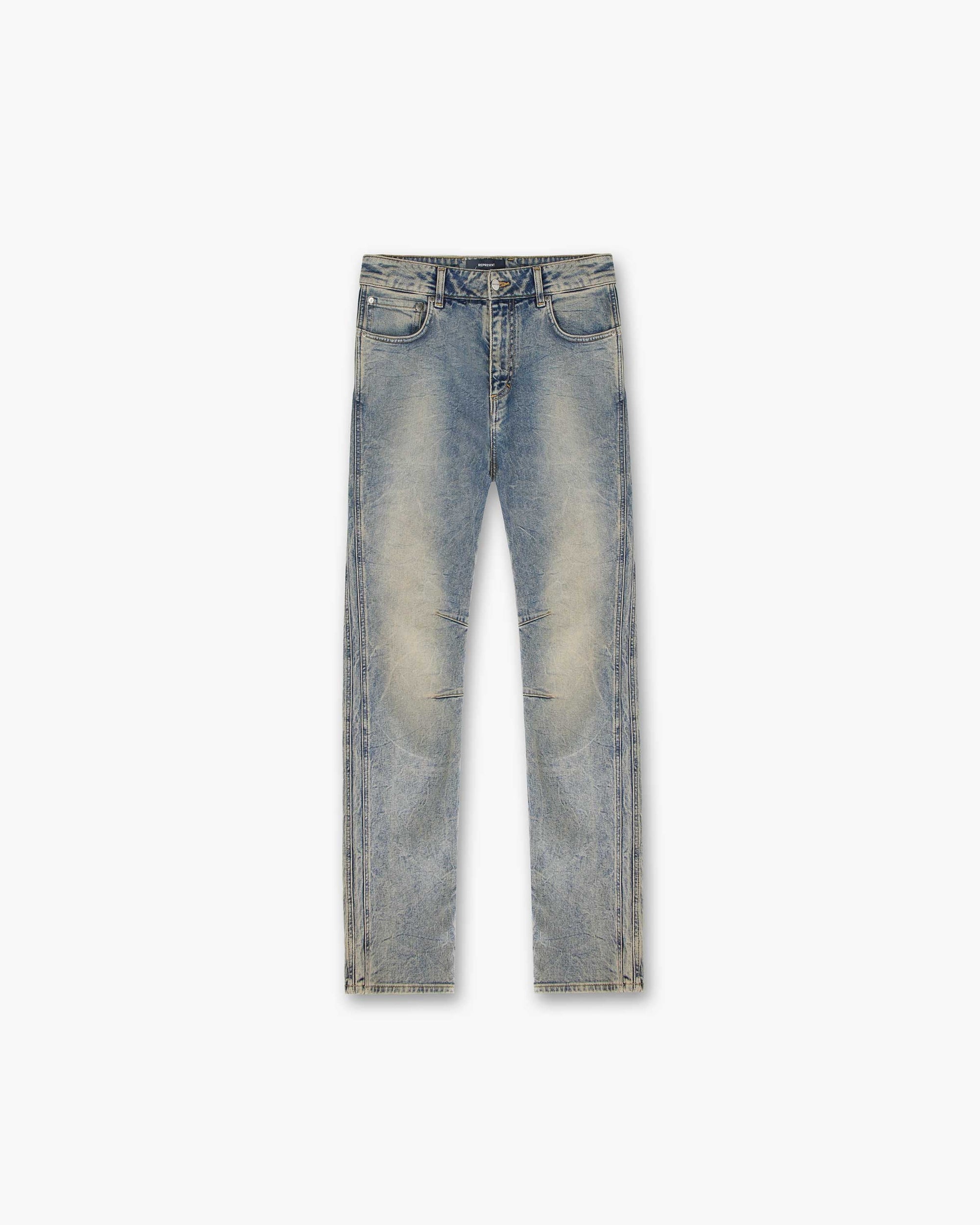 Straight Leg Jeans | Blue Cream | Represent Clo