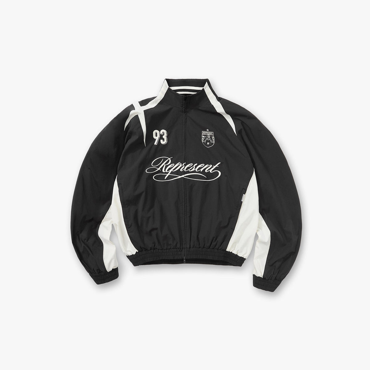 Track Star Jacket Jet Black | Champions Collection | REPRESENT