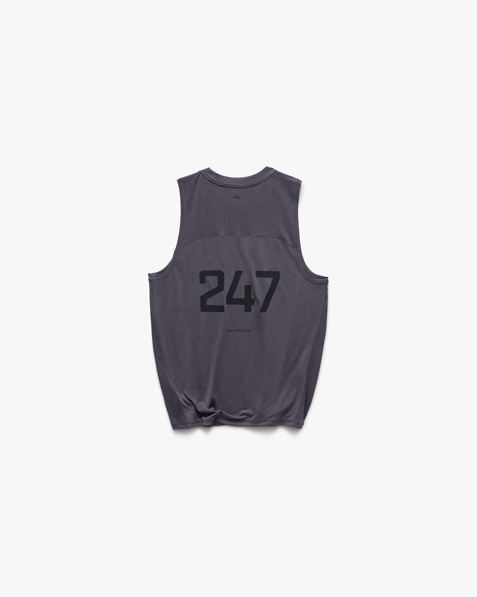 247 Numbers Tank - Graphene