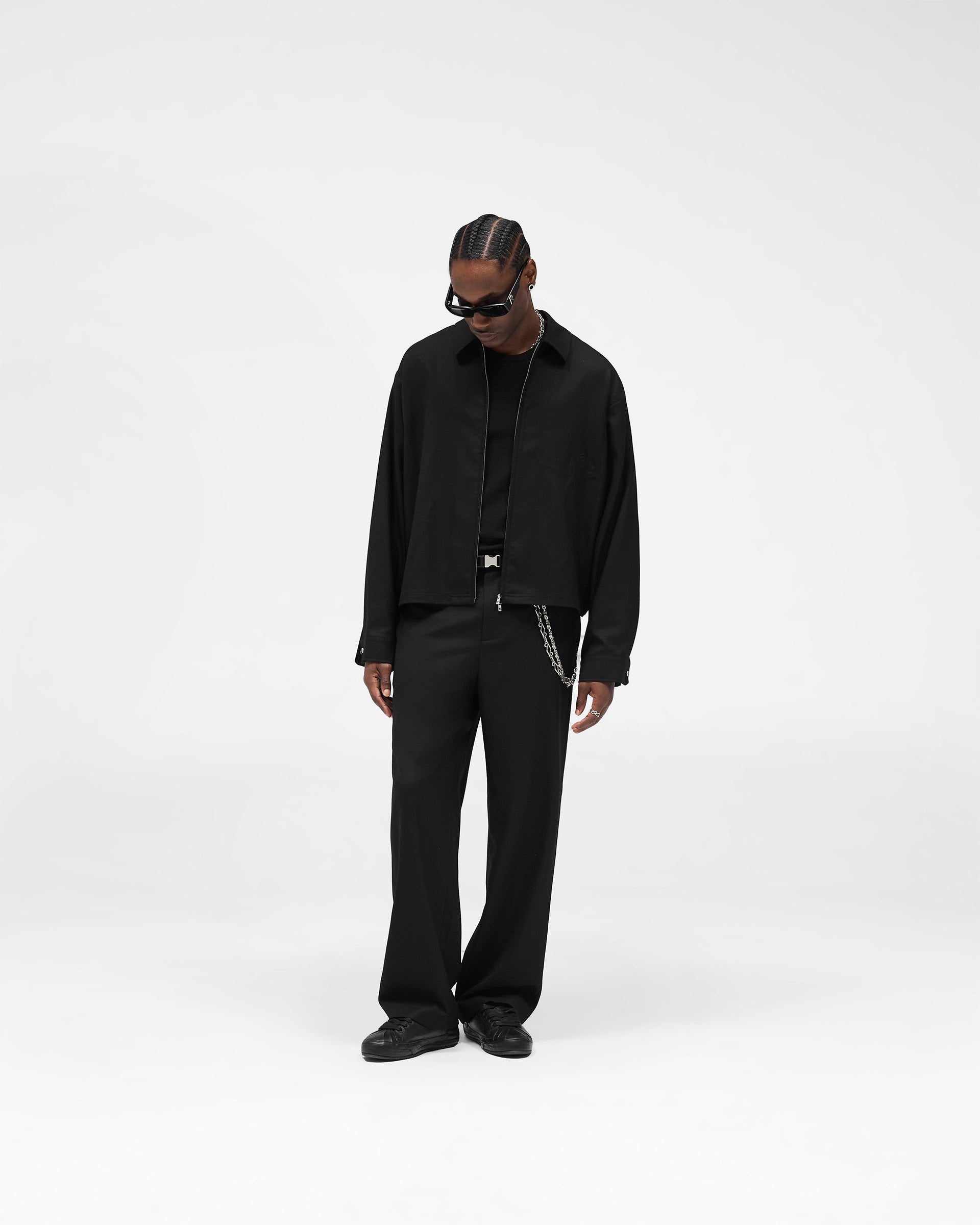 Wool Pant - Jet Black