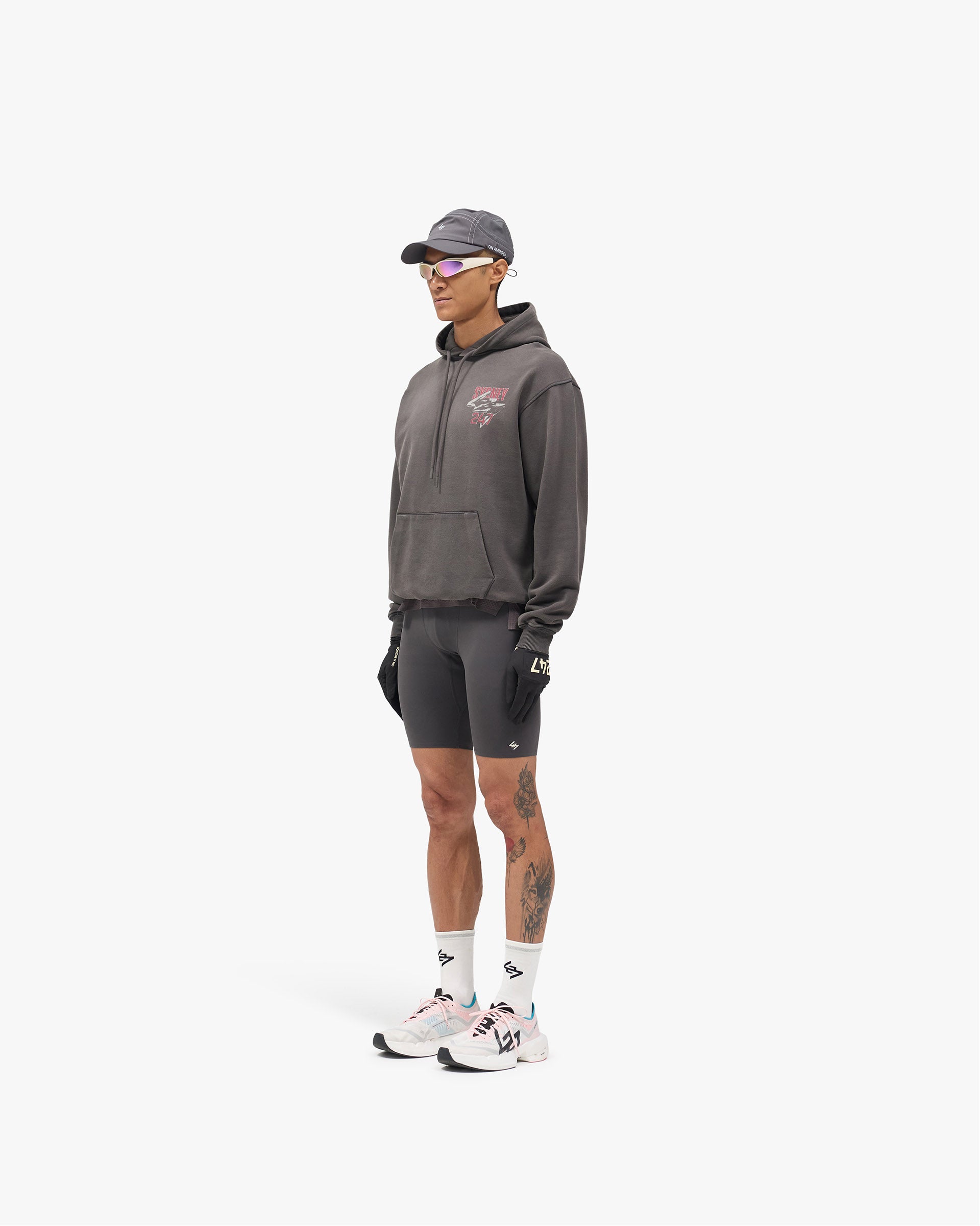 247 Sydney Hoodie - Washed Grey