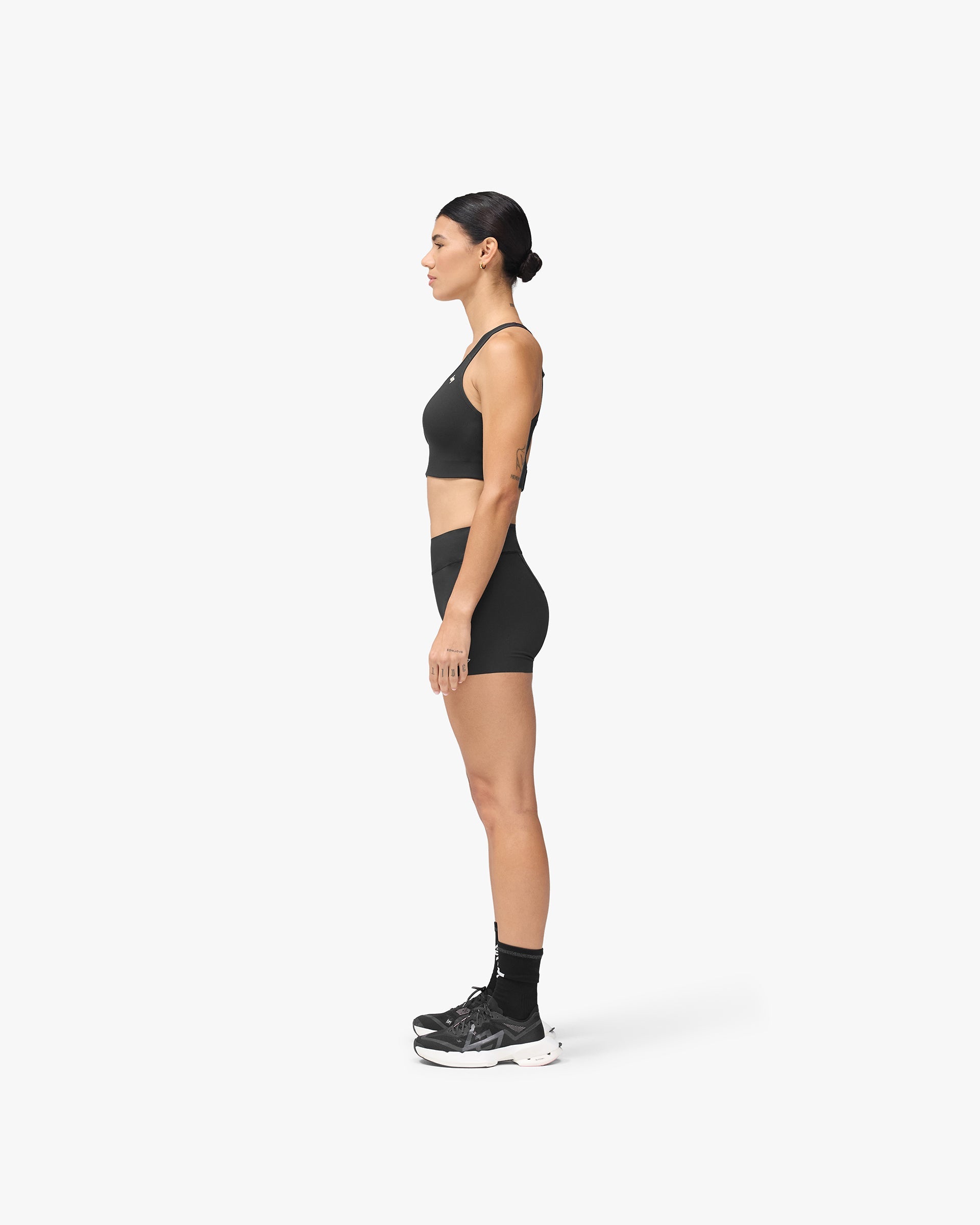 247 On A Mission High Support Sports Bra - Jet Black