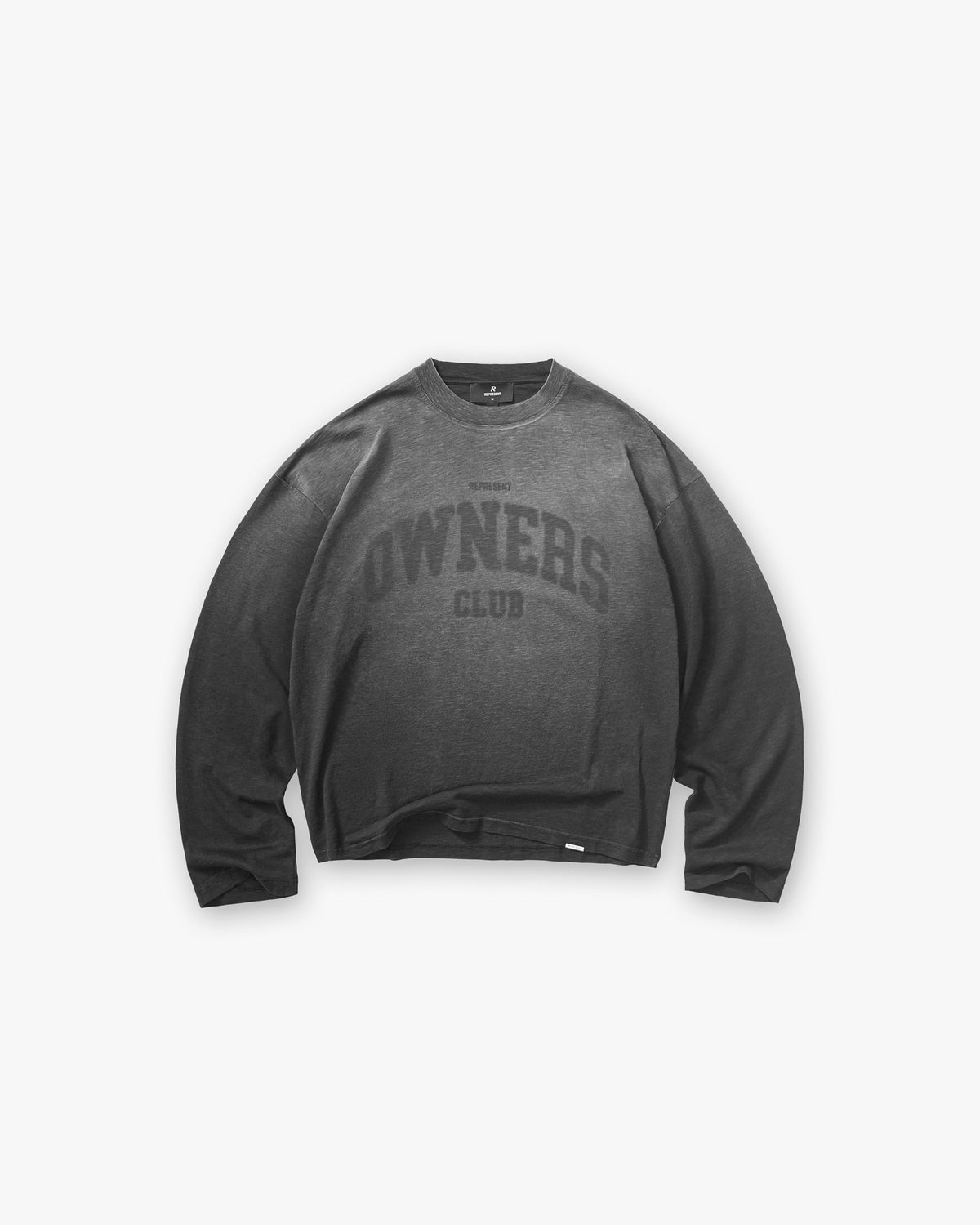 Represent Owners Club Long Sleeve T-Shirt - Weathered Black