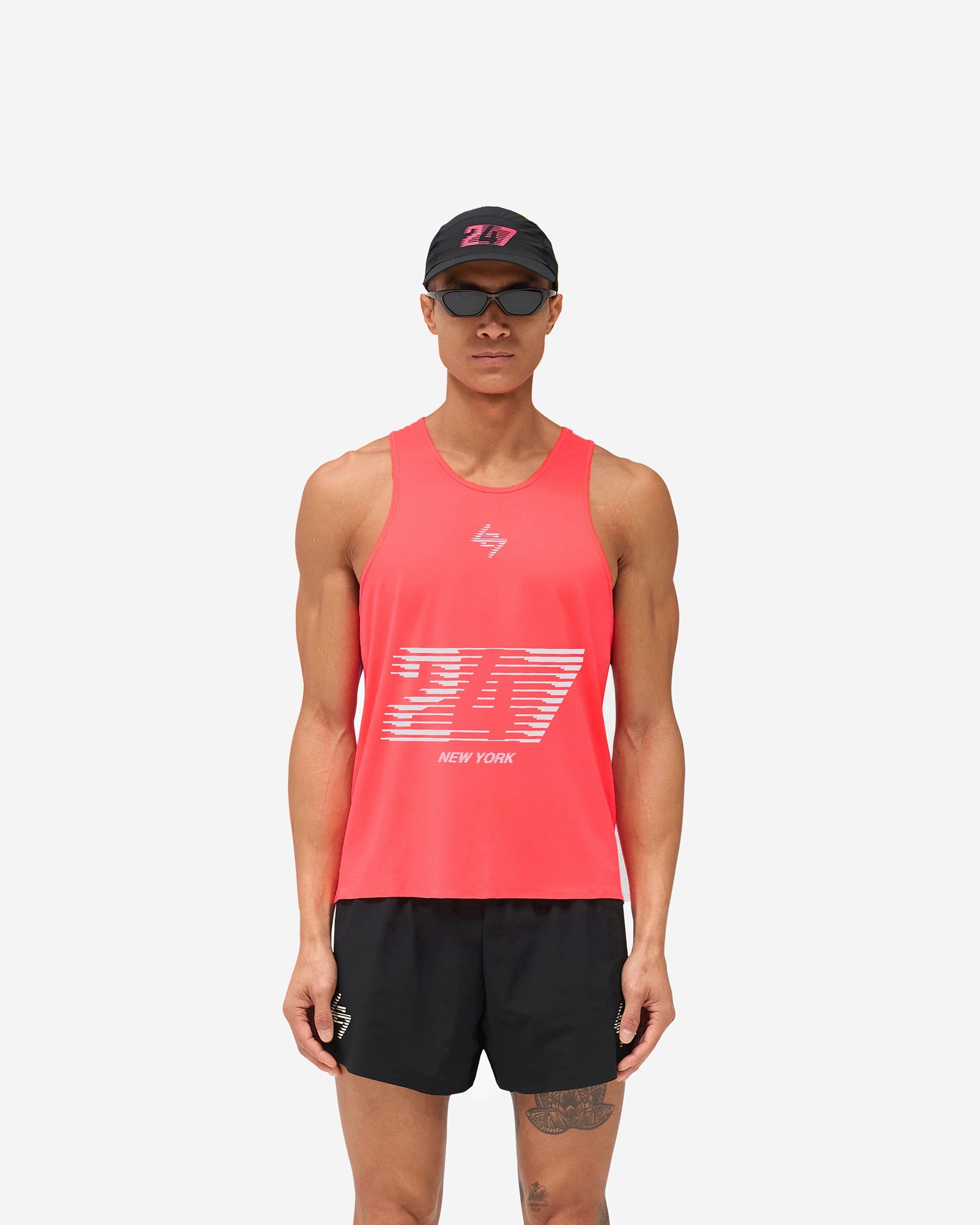 247 New York Singlet - Pink