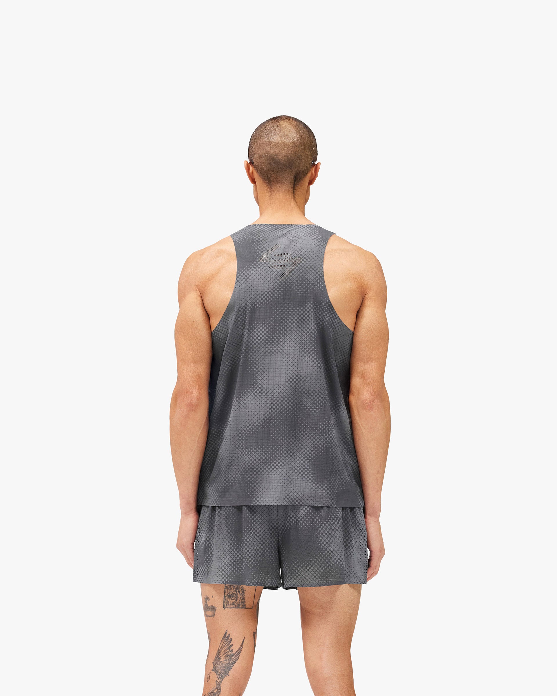 247 Ultra Singlet - Black Fade Out
