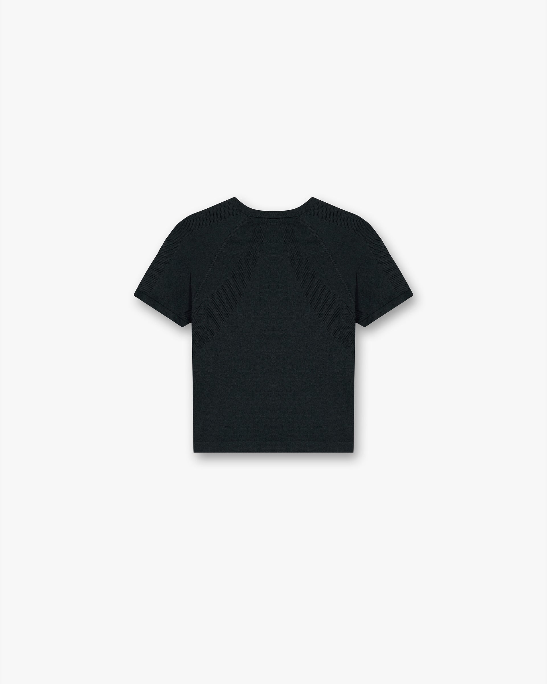 247 Ease Seamless Perforated T-Shirt - Black