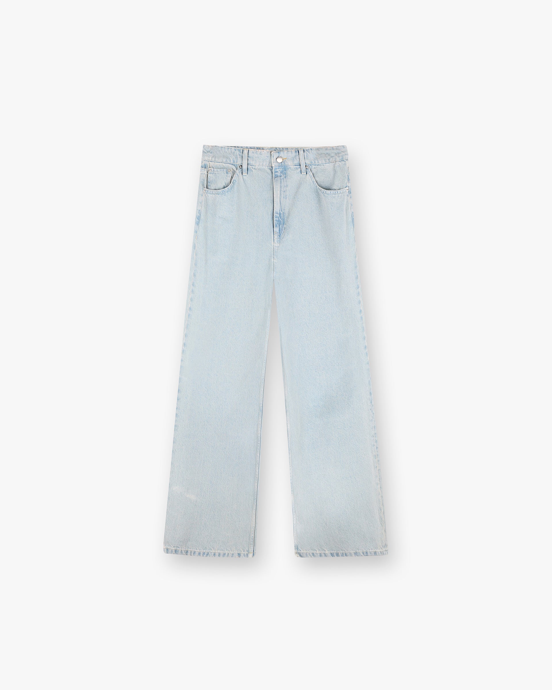 Balloon Leg Jean - Ash Blue