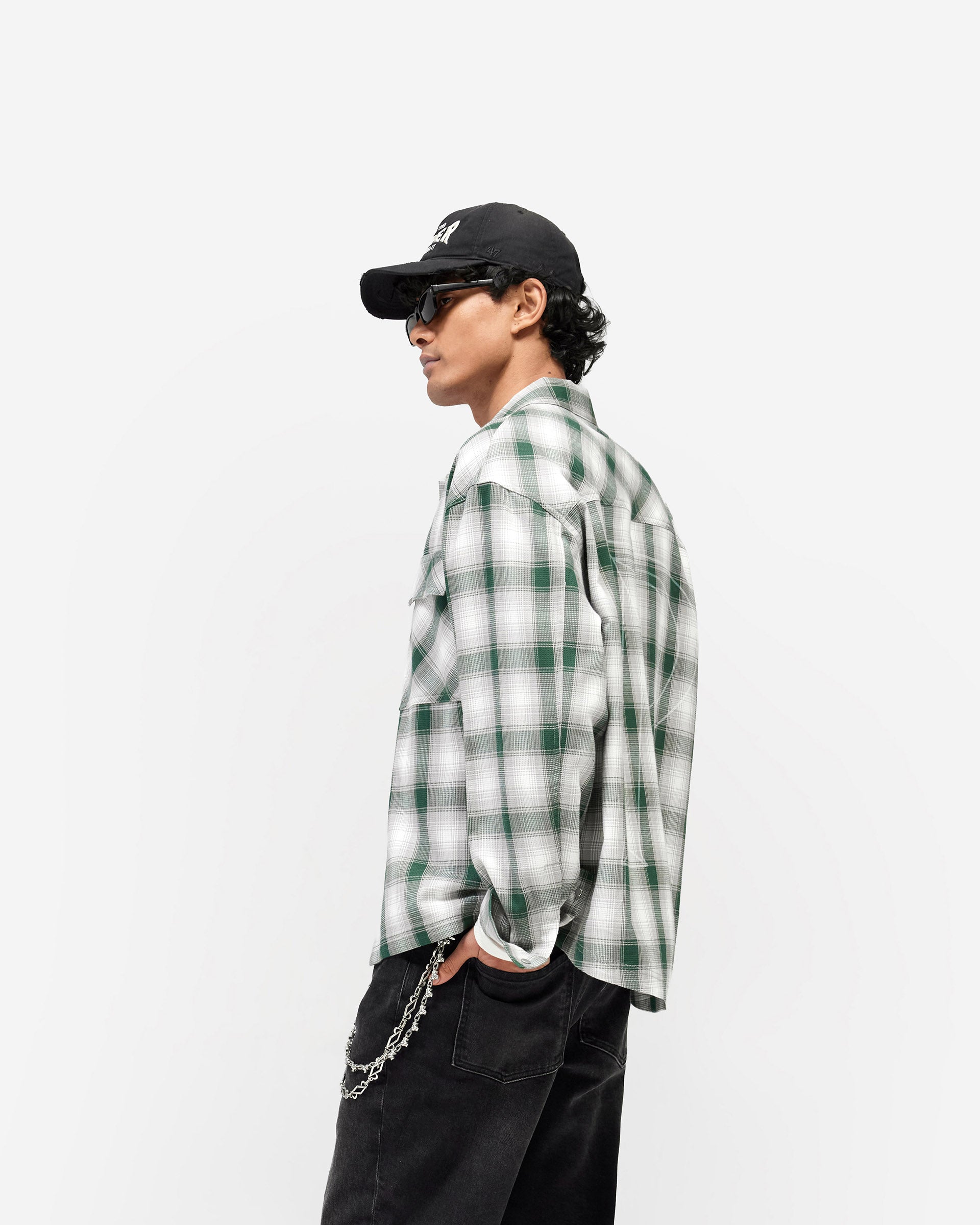 Waffle_Flannel_-_Dark_Green_04.jpg