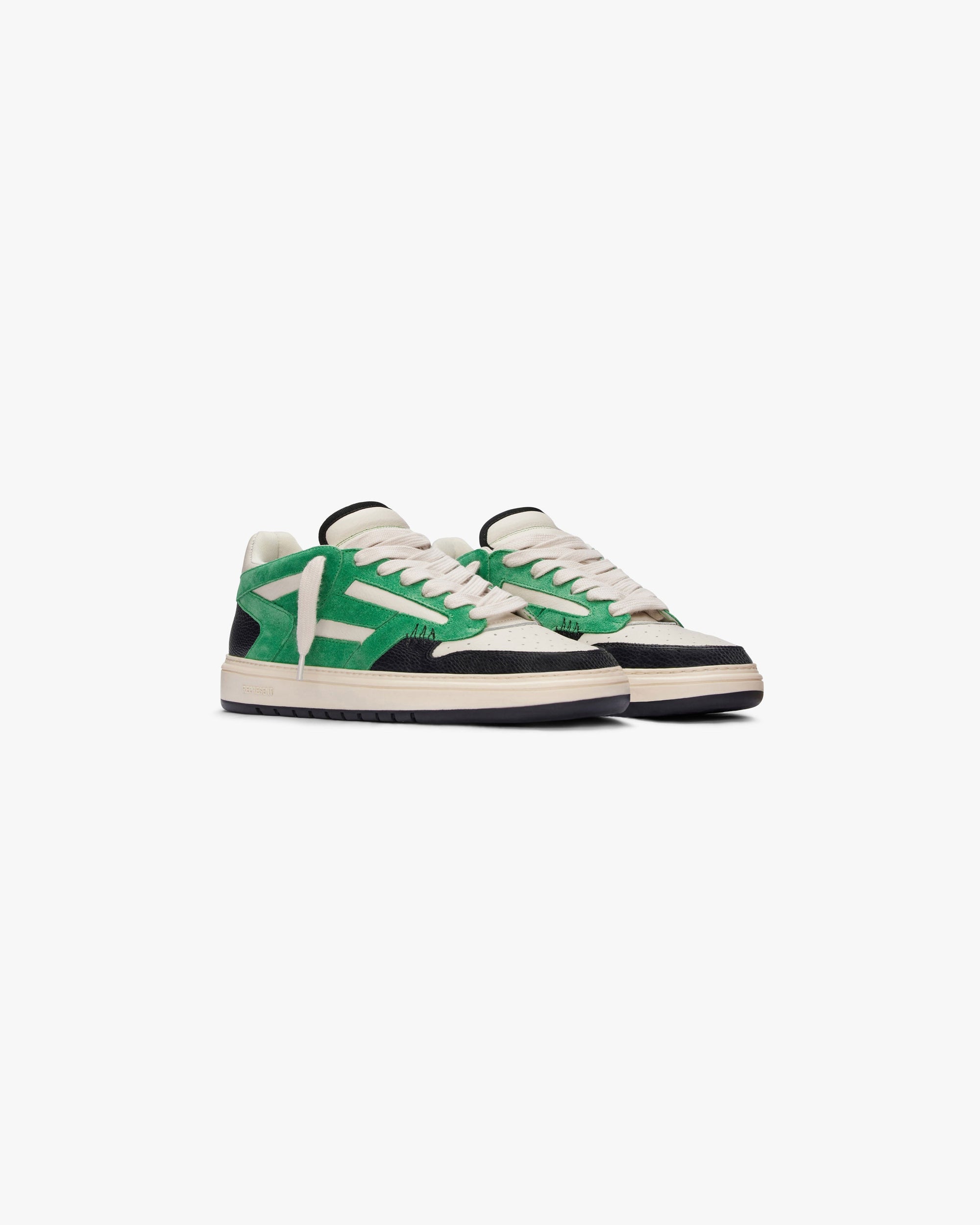 Reptor Low | Island Green Vintage White Black Footwear FW23 | Represent Clo