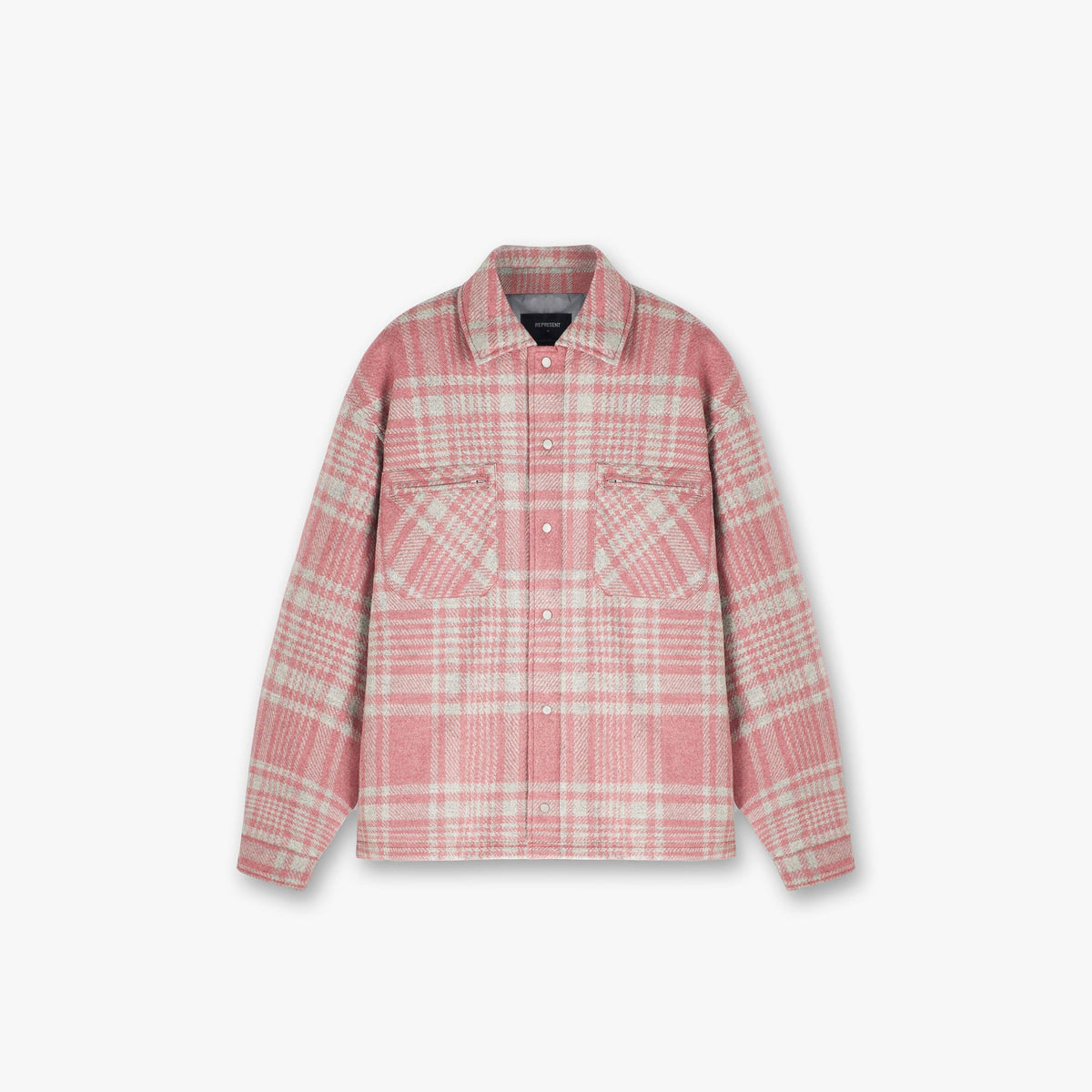 Quilted Flannel Shirt | Pink | REPRESENT CLO