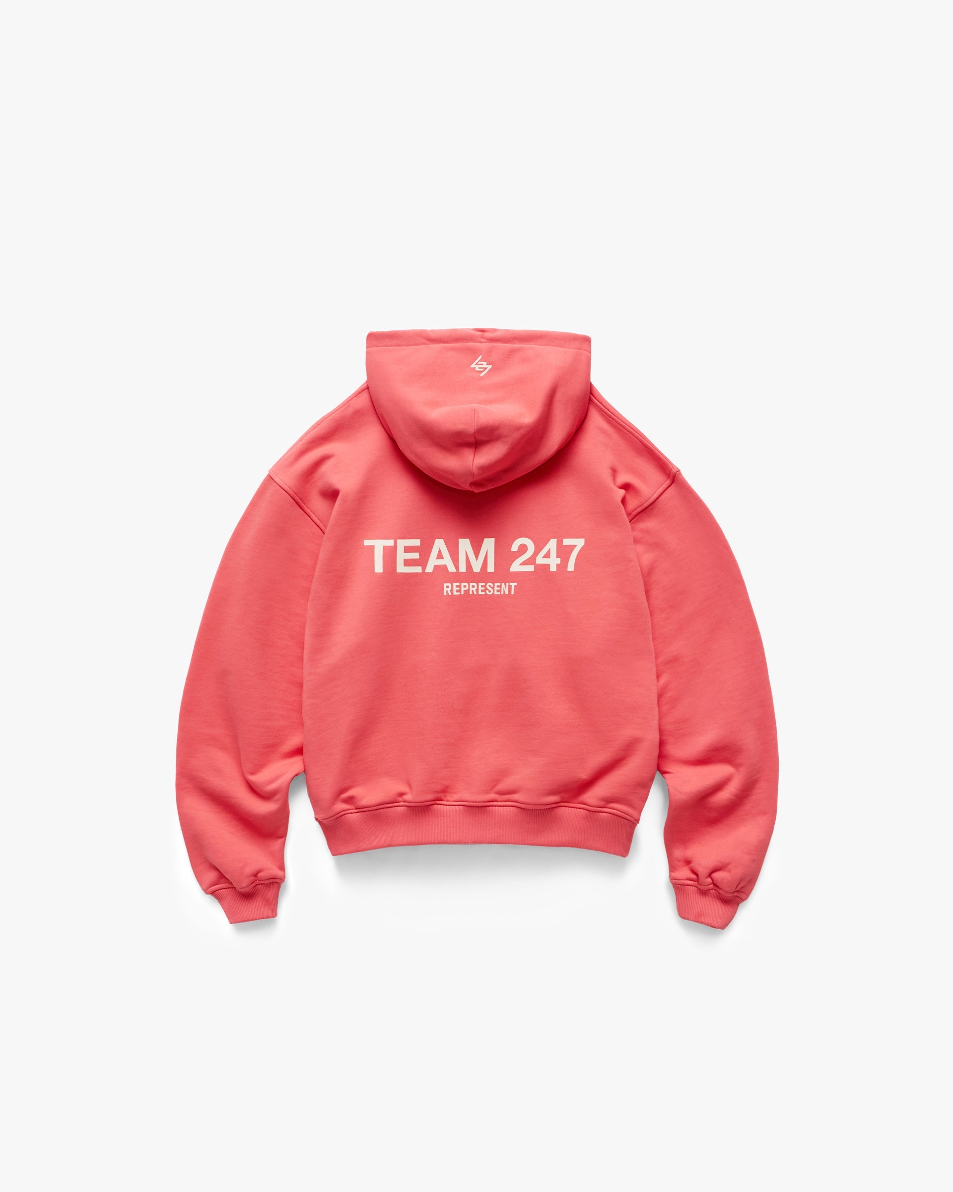 Team 247 Oversized Hoodie  - Racing Red