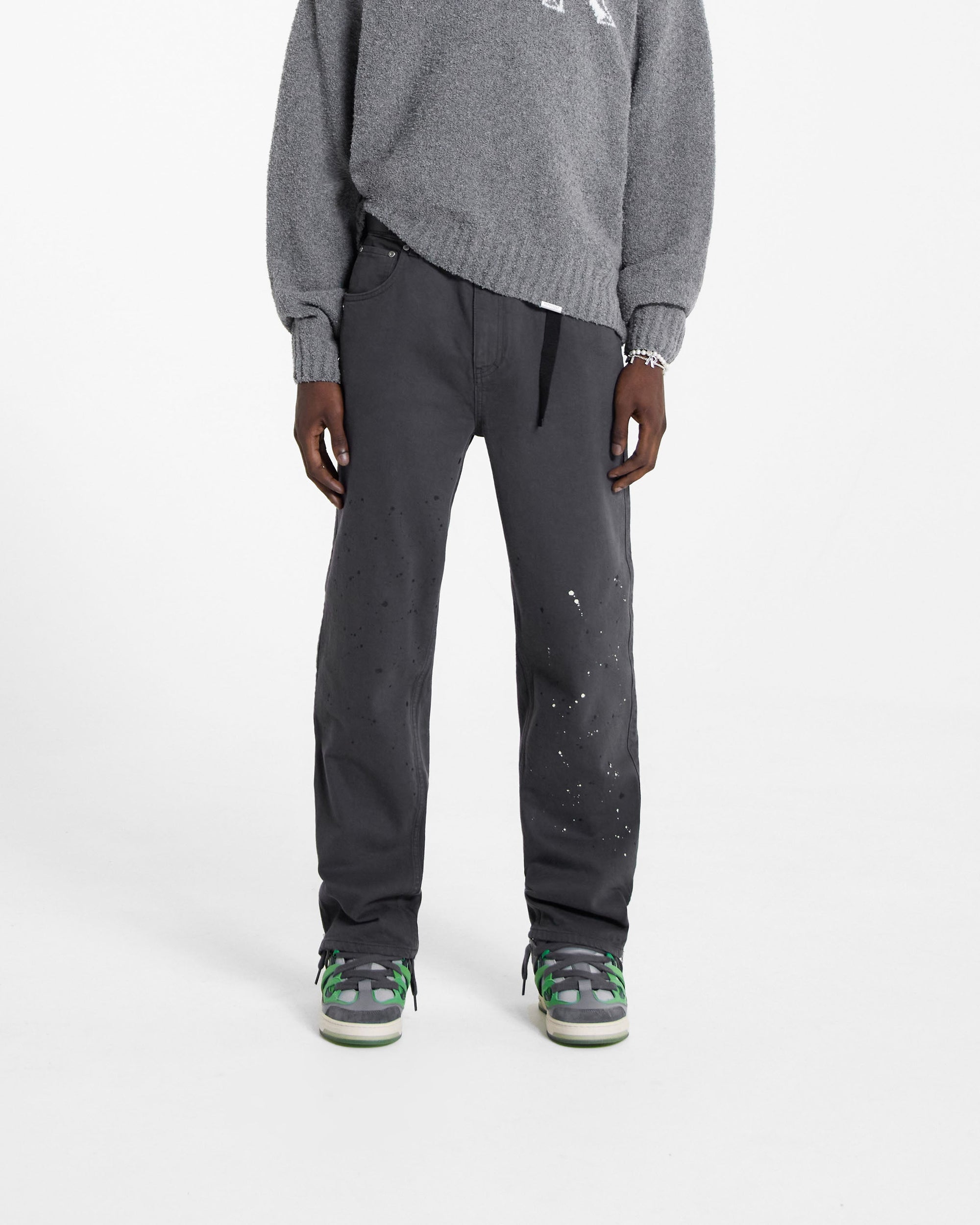 R2 Paint Split Denim | Iron Denim FW23 | Represent Clo