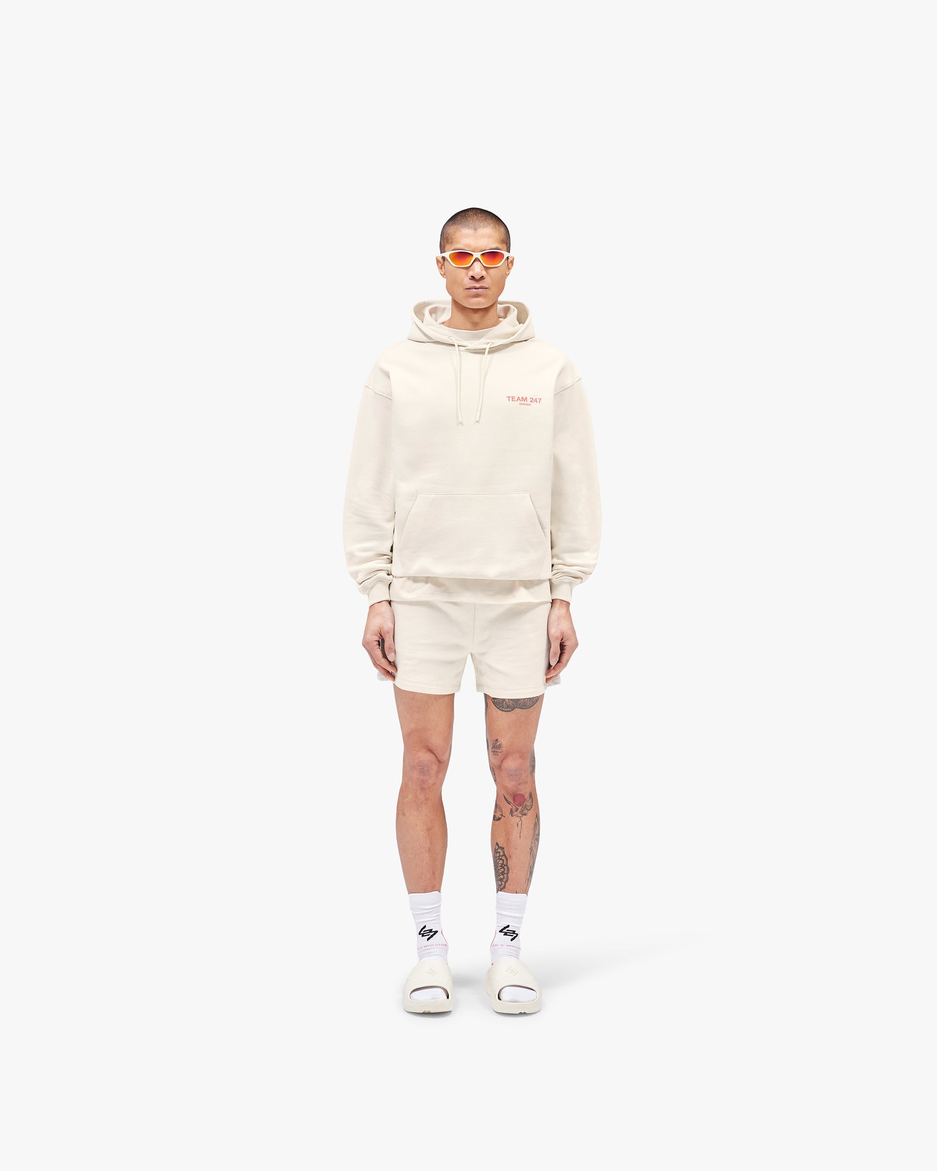 Team 247 Oversized Hoodie - Cream